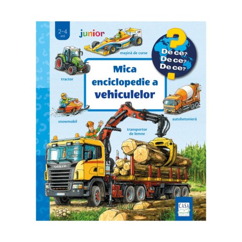 Carte pentru copii - mica enciclopedie a vehiculelor