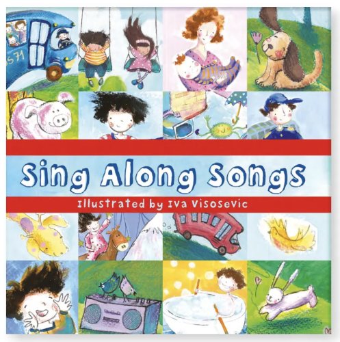 Square paperback book 24pp - sing along songs