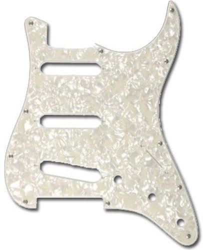Fender pickguard strat white pearl
