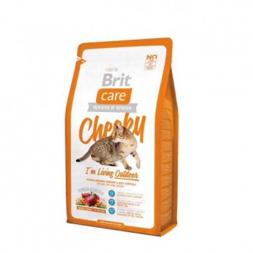 Brit care cat cheeky living outdoor 2 kg