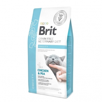 Brit grain free veterinary diets cat obesity 5 kg