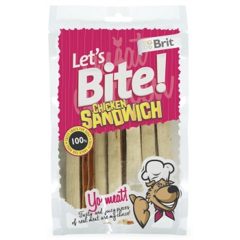 Brit Let’s Bite Brit let's bite chicken sandwich, 80 g