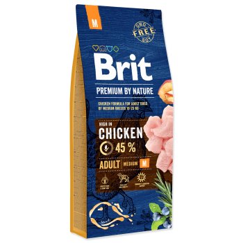 Brit premium by nature adult m, 8 kg