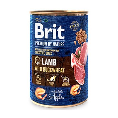 Brit premium by nature lamb with buckwheat 400 g