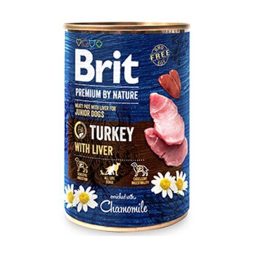 Brit premium by nature turkey with liver 400 g