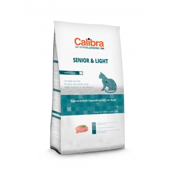 Calibra cat ha senior & light cu curcan, 7 kg