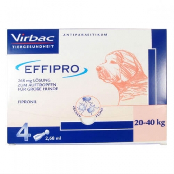 Effipro caine l, 20-40 kg, 4 pipete