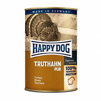 Happy dog conserva cu curcan, 400 g