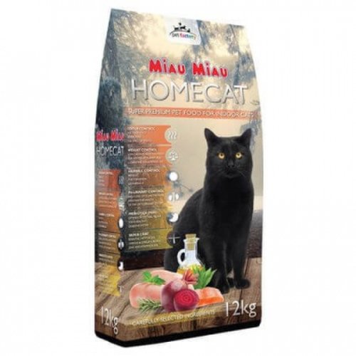Hrana uscata miau-miau homecat, 12 kg