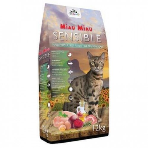 Hrana uscata miau-miau new sensible, 12 kg