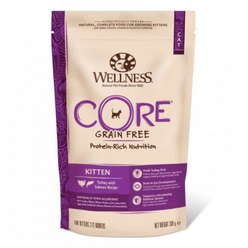 Hrana uscata wellness core kitten dry curcan si somon, 300 g