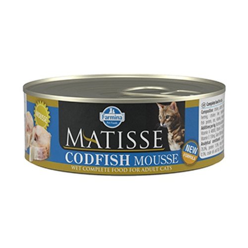Matisse cat mousse codfish conserva 85 gr