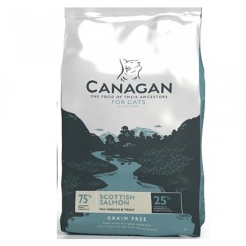 Pachet 4 x canagan cat grain free somon 375 g