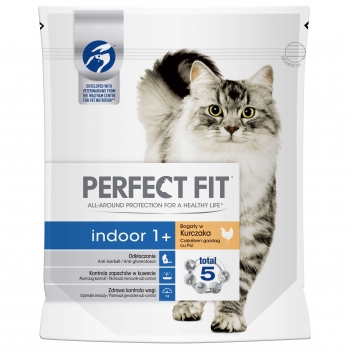 Perfect fit cat indoor cu pui, 750 g
