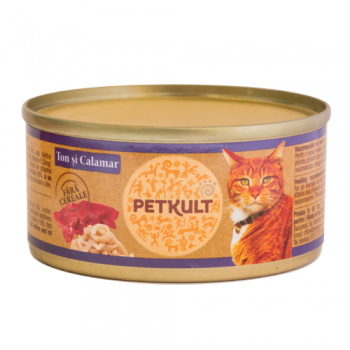 Petkult cat grain free ton si calamar 80 g