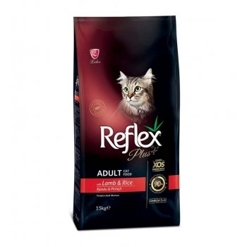 Reflex Cat Reflex plus adult cat cu miel si orez, 15kg