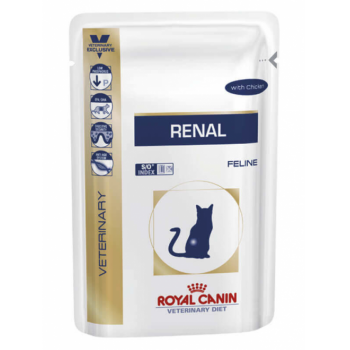 Royal Canin Veterinary Diet Royal canin felin renal cu pui 85 g