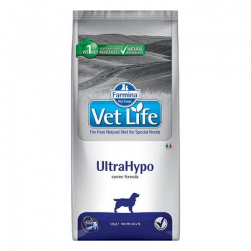 Vet life natural diet dog ultrahypo 12 kg