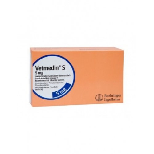 Vetmedin s 5 mg, 50 comprimate masticabile