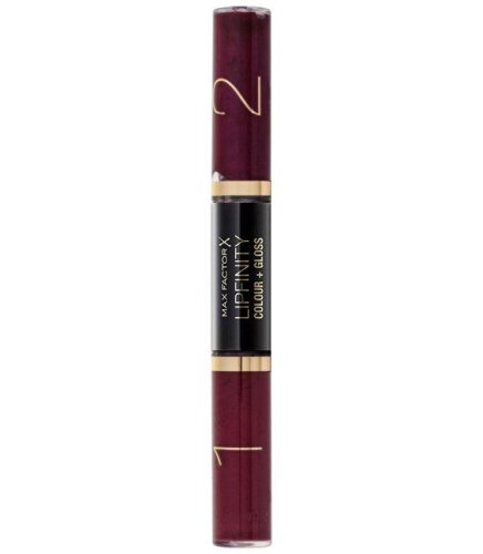 Luciu de buze rezistent la transfer max factor lipfinity colour + gloss, 550 reflective ruby