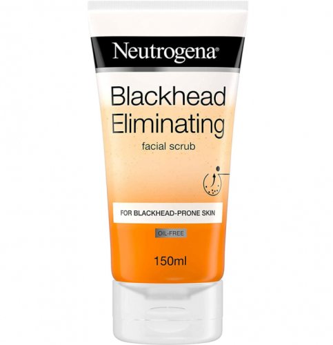 Scrub pentru ten gras cu acid salicilic neutrogena blackhead eliminating, pentru eliminarea punctelor negre si minimizarea porilor, 150 ml 