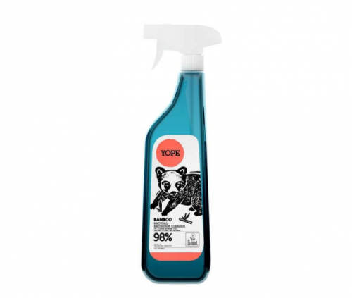 Spray de curatare pentru baie natural bathroom cleaner biodegradabil aroma bambus yope 750 ml
