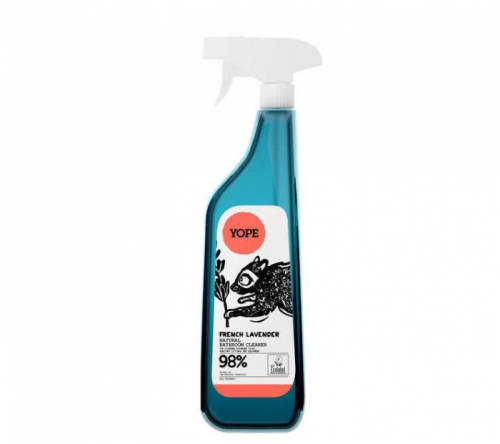 Spray de curatare pentru baie natural bathroom cleaner biodegradabil aroma levantica frantuzeasca yope 750 ml