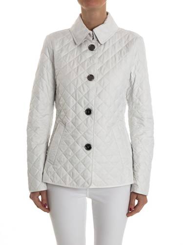 Burberry copford padded jacket white