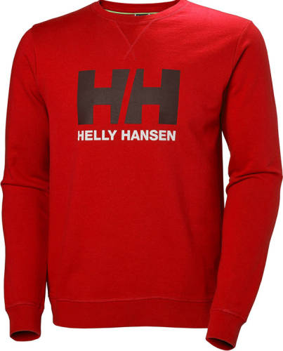 Helly Hansen logo crew sweat red
