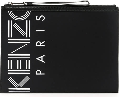 Kenzo logo pouch noir