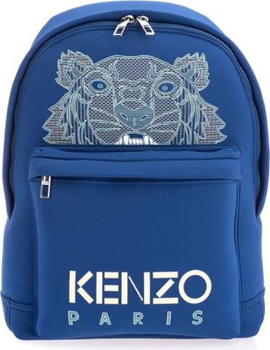 Kenzo polyester backpack blue