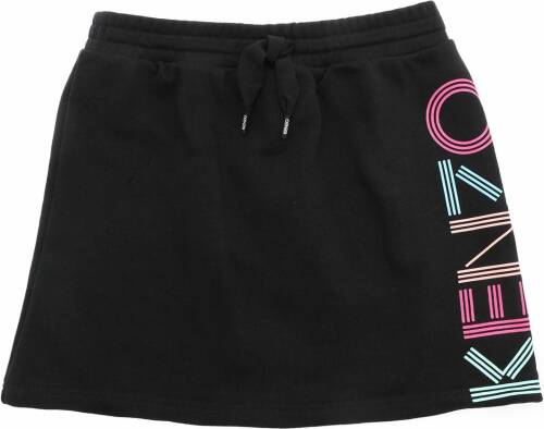 Kenzo sport line black skirt with logo print black