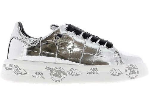 Premiata belle 4900 sneakers in silver color silver