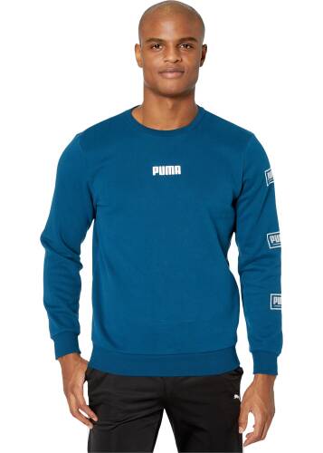 Puma holiday pack fleece crew sweatshirt gibraltar sea