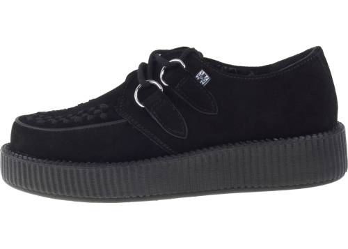 Tuk t.u.k viva low creeper unisex shoes in black black
