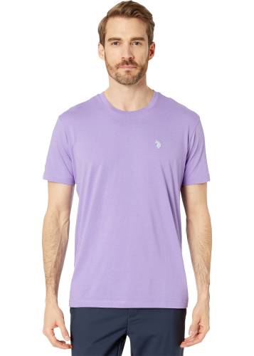 U.s. Polo Assn. crew neck small pony t-shirt paisley purple
