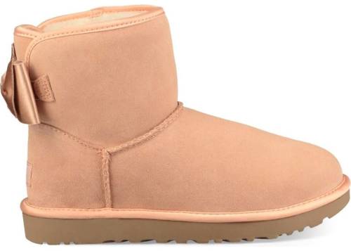 Ugg leather ankle boots pink