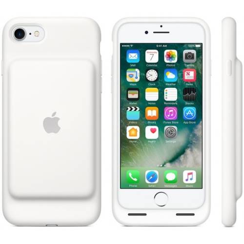 Apple iphone 7 smart battery case - white