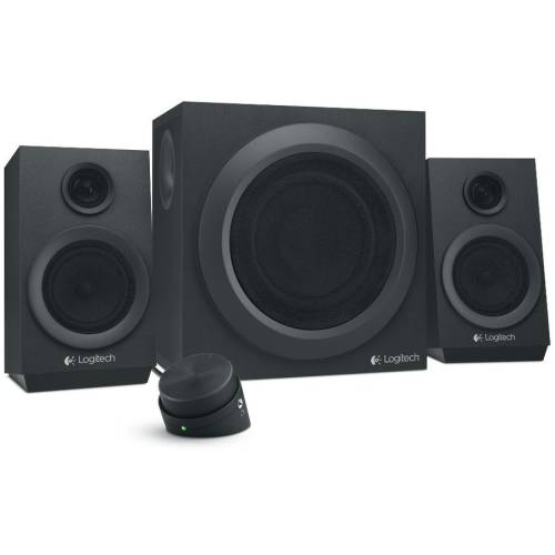 Logitech Boxe 2.1 multimedia speakers z333, 40w rms, negru