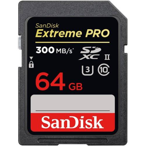 Sandisk Card memorie extreme pro sdxc 64gb - 300mb/s uhs-ii