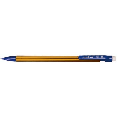 Creion mecanic din plastic, 0.5 mm, con si varf din plastic, Molin