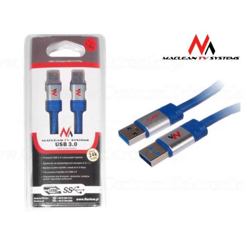 Maclean mctv-606 usb 3.0 am - am cable 1.8m
