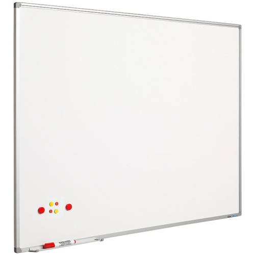 Smit visual supplies Tabla alba magnetica 120 x 150 cm, profil aluminiu sl, smit
