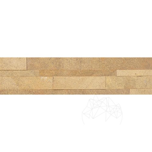 Panel 3d sandstone flexibil skin - sandy yellow 60 x 15 cm (cu 3m pe spate)