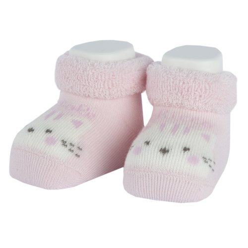 Botosei copii chicco tricotati, roz, 01775-63mfci