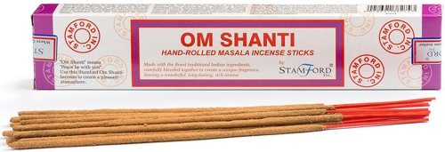 Betisoare parfumate - om shanti hand-rolled masala incense sticks