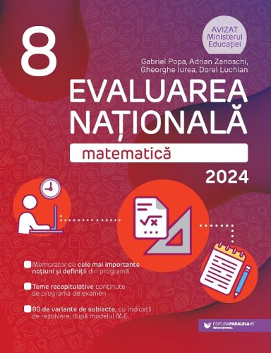 Evaluare nationala 2024 matematica clasa a viii-a
