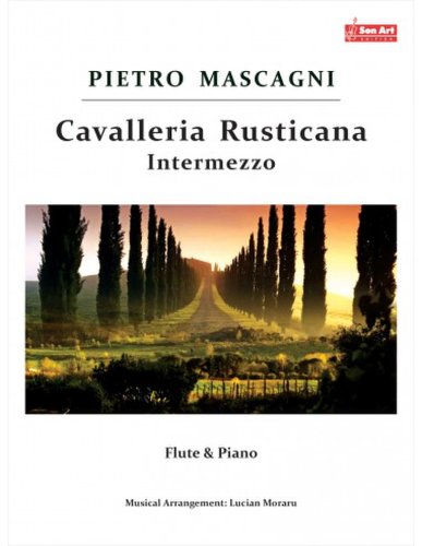 Pietro mascagni - cavalleria rusticana intermezzo flute piano - partituri