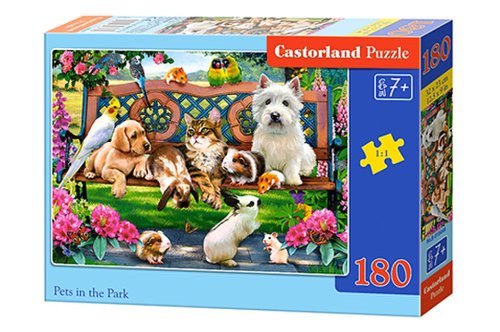 Puzzle 180 piese pets in the park