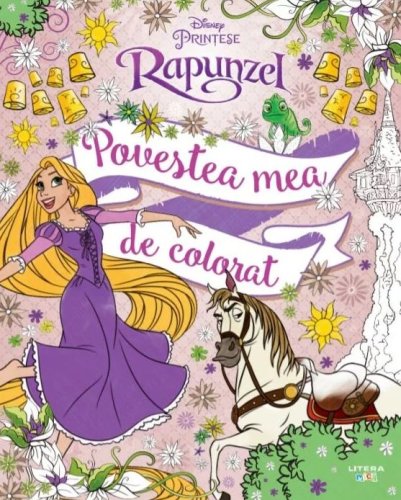 Rapunzel povestea mea de colorat